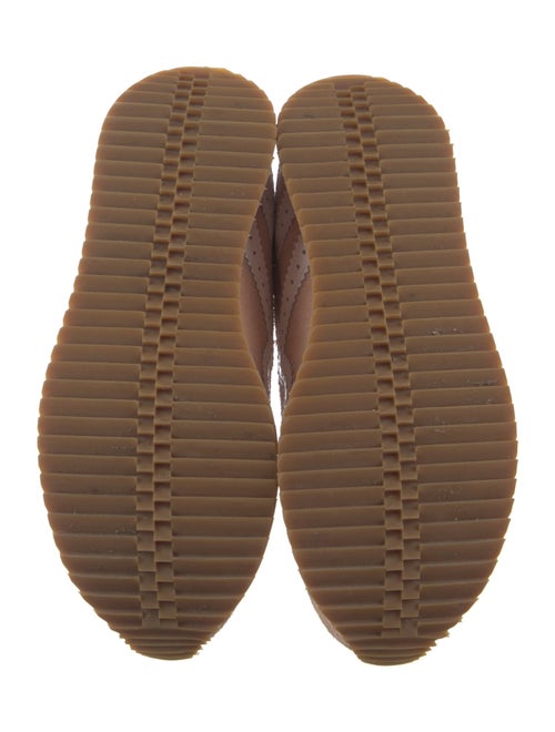 The Office of Angela Scott Suede Colorblock Pattern Sneakers