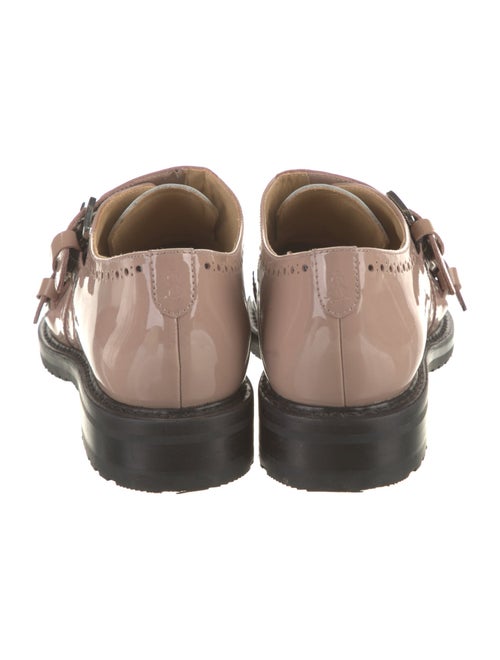 The Office of Angela Scott Patent Leather Cutout Accent Oxfords