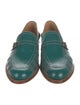 The Office of Angela Scott Leather Whipstitch Trim Loafers
