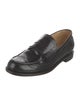 The Office of Angela Scott Leather Lasercut Accents Loafers