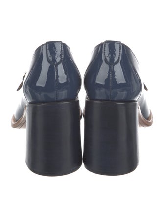 The Office of Angela Scott Leather Pumps