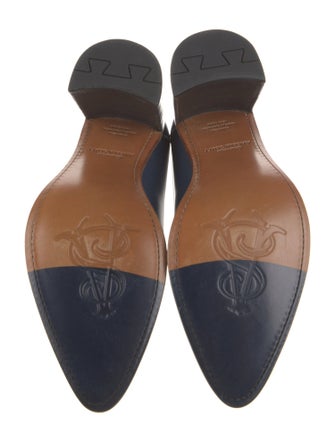 The Office of Angela Scott Leather Pumps