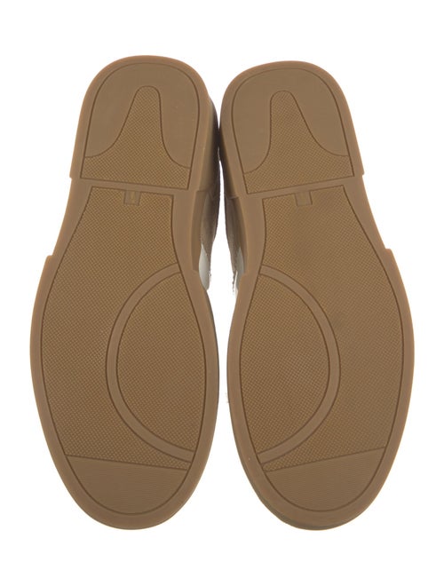 The Office of Angela Scott Suede Scalloped Accent Sneakers