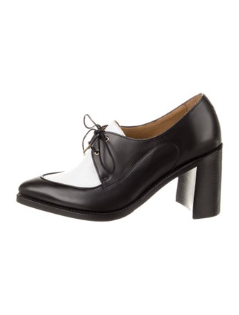 The Office of Angela Scott Leather Oxfords