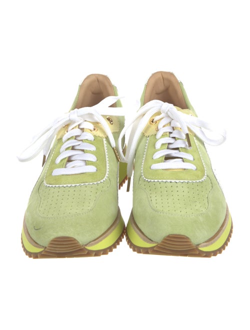 The Office of Angela Scott Suede Printed Sneakers