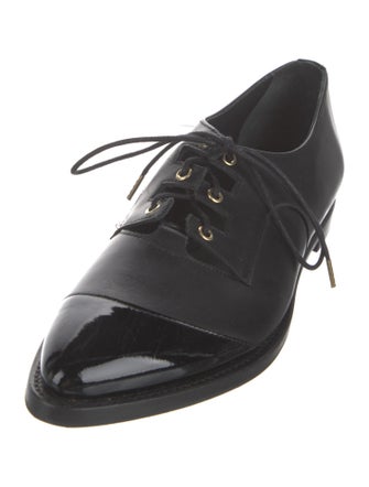 The Office of Angela Scott Leather Oxfords