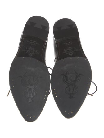 The Office of Angela Scott Leather Oxfords