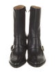 The Office of Angela Scott Leather Lasercut Accents Boots