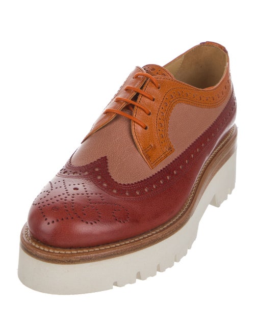 The Office of Angela Scott Leather Lasercut Accents Oxfords