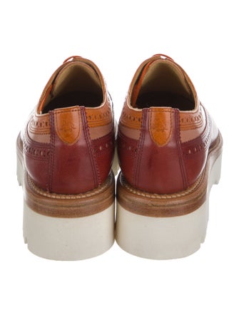 The Office of Angela Scott Leather Lasercut Accents Oxfords