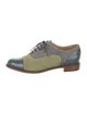 The Office of Angela Scott Tweed Patterned Oxfords