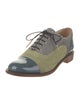 The Office of Angela Scott Tweed Patterned Oxfords