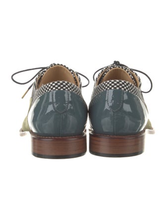 The Office of Angela Scott Tweed Patterned Oxfords