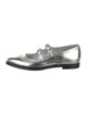 The Office of Angela Scott Leather Scalloped Accent Mary Jane Flats