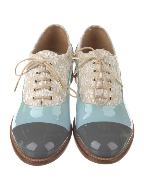 The Office of Angela Scott Patterned Embroidered Accent Oxfords