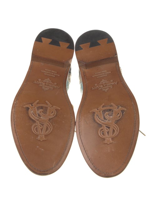 The Office of Angela Scott Patterned Embroidered Accent Oxfords