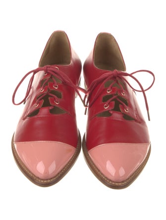 The Office of Angela Scott Leather Oxfords