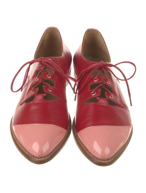 The Office of Angela Scott Leather Oxfords