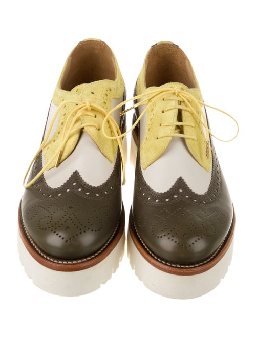 The Office of Angela Scott Leather Lasercut Accents Oxfords