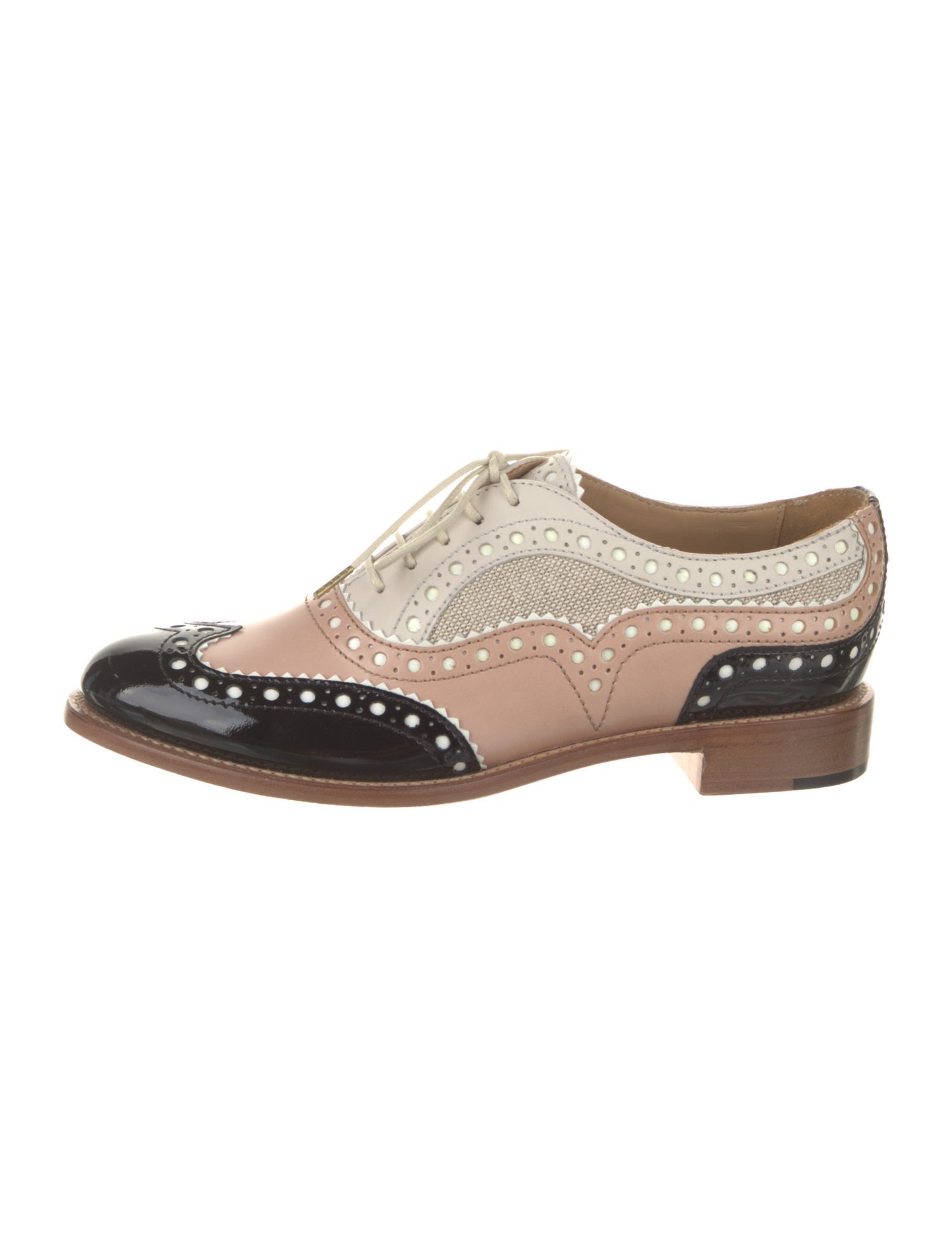 The Office of Angela Scott Canvas Lasercut Accents Oxfords