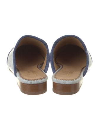 The Office of Angela Scott Denim Mules