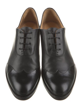 The Office of Angela Scott Leather Oxfords