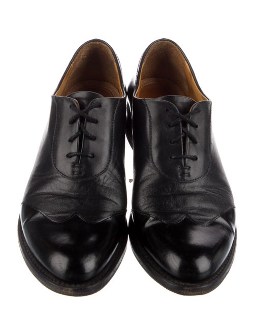The Office of Angela Scott Leather Oxfords