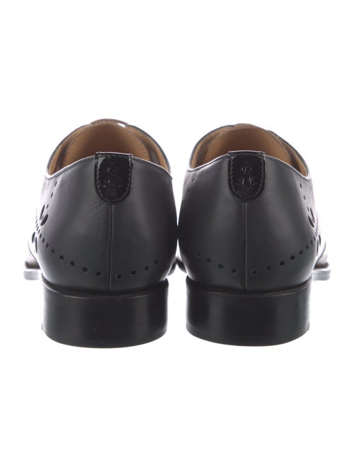 The Office of Angela Scott Leather Patterned Oxfords