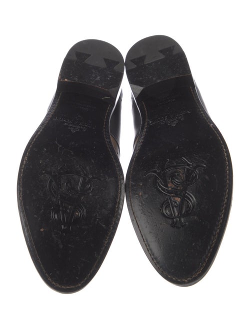 The Office of Angela Scott Leather Patterned Oxfords