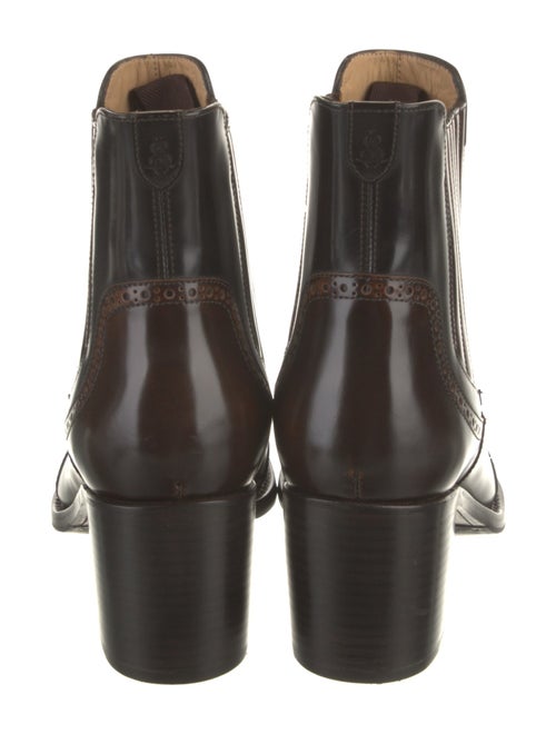 The Office of Angela Scott Leather Chelsea Boots