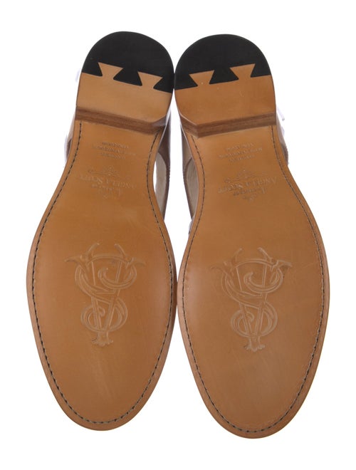 The Office of Angela Scott Patent Leather Cutout Accent Oxfords