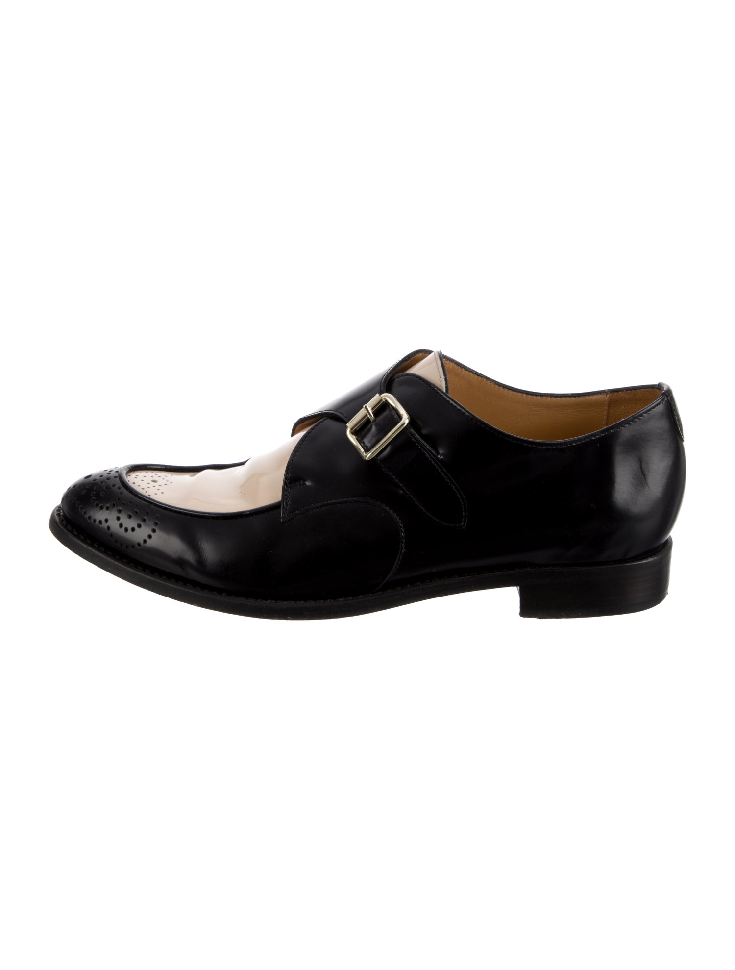 The Office of Angela Scott Leather Oxfords