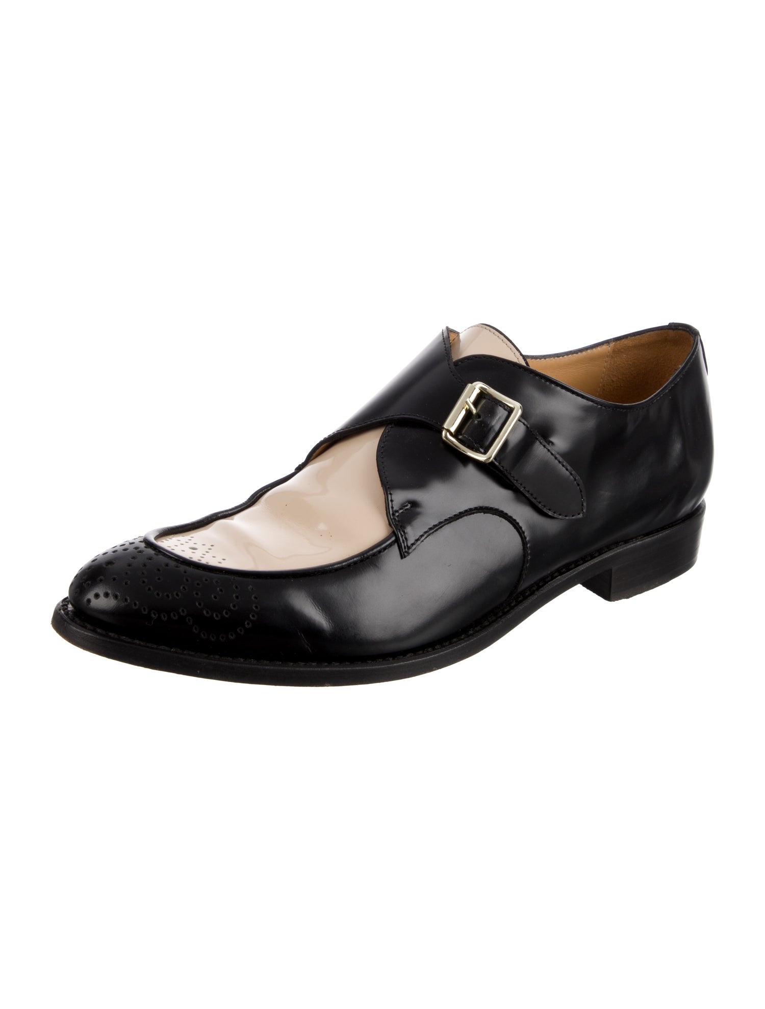 The Office of Angela Scott Leather Oxfords