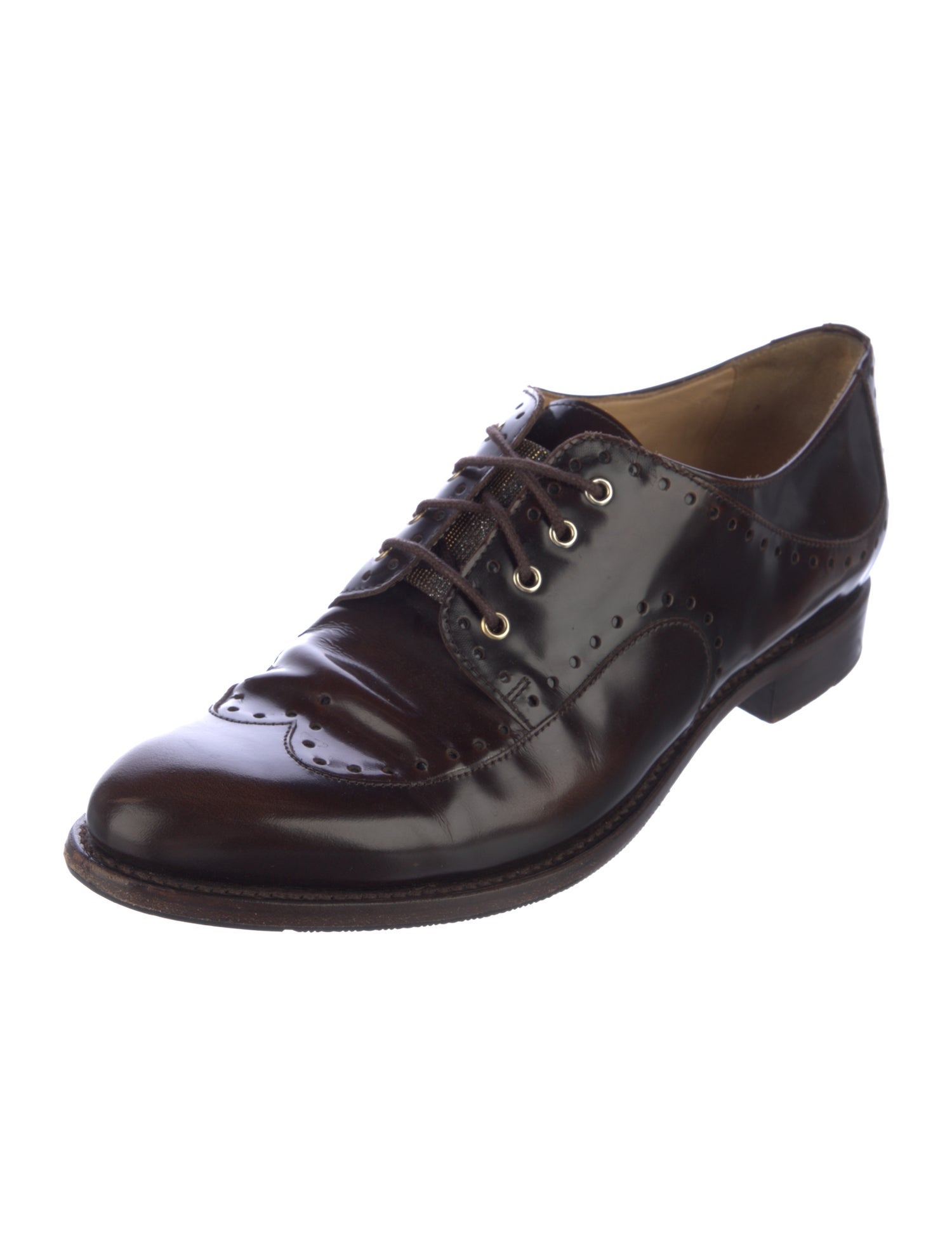 The Office of Angela Scott Vintage Leather Oxfords