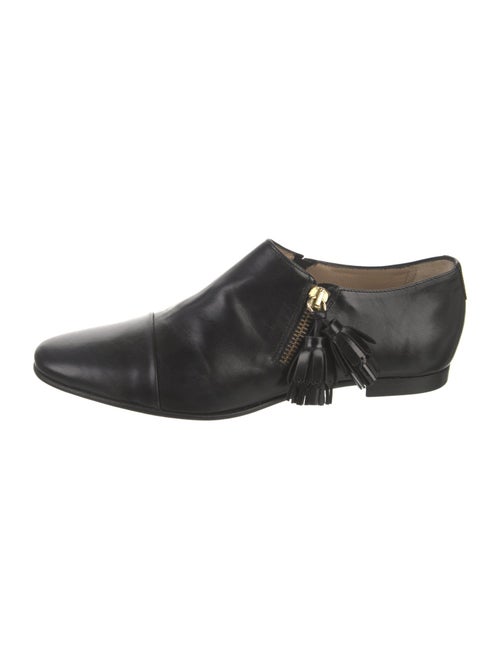 The Office of Angela Scott Leather Tassel Accents Oxfords
