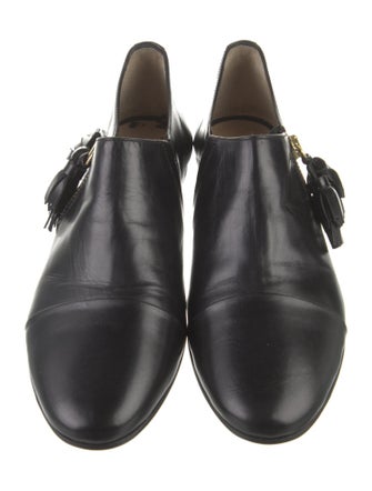 The Office of Angela Scott Leather Tassel Accents Oxfords