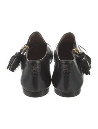 The Office of Angela Scott Leather Tassel Accents Oxfords