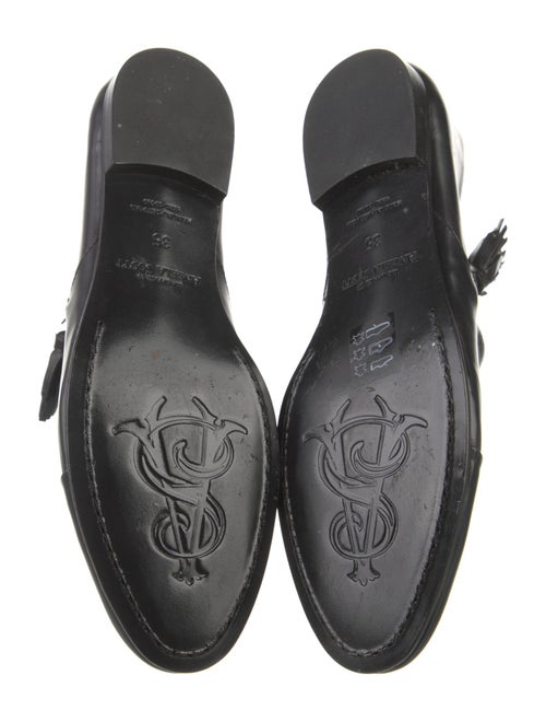 The Office of Angela Scott Leather Tassel Accents Oxfords