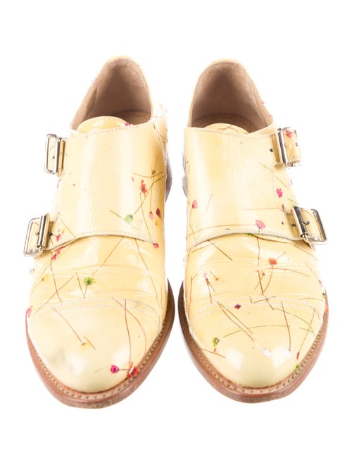 The Office of Angela Scott Patent Leather Printed Oxfords