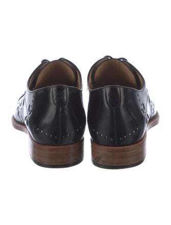 The Office of Angela Scott Leather Lasercut Accents Oxfords
