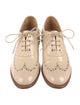 The Office of Angela Scott Patent Leather Lasercut Accents Oxfords
