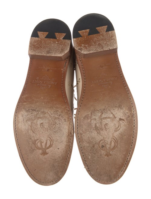 The Office of Angela Scott Patent Leather Lasercut Accents Oxfords