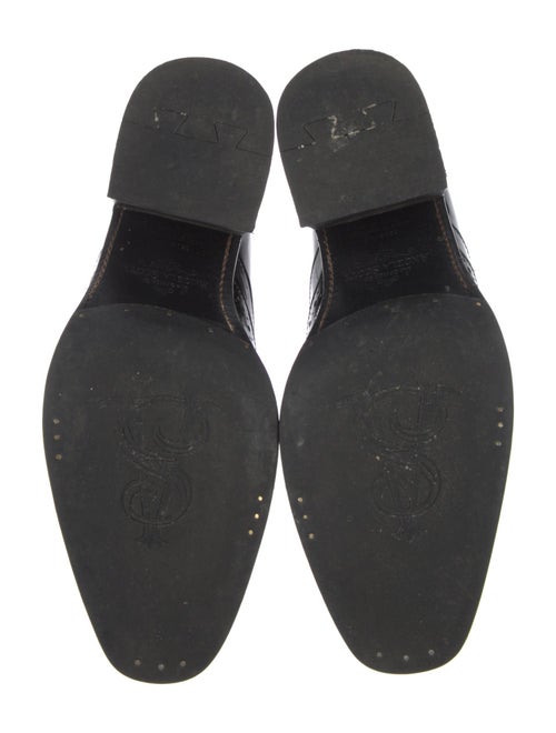 The Office of Angela Scott Patent Leather Lasercut Accents Pumps