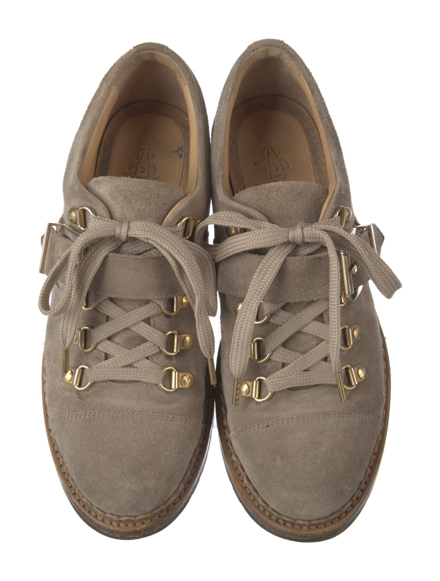 The Office of Angela Scott Suede Pumps