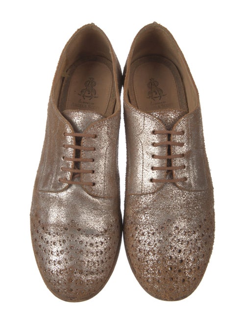 The Office of Angela Scott Suede Oxfords