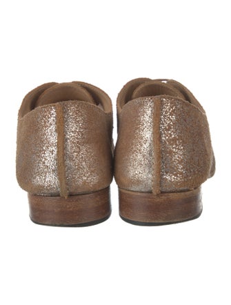 The Office of Angela Scott Suede Oxfords