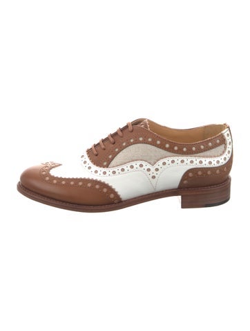 The Office of Angela Scott Flats Leather Lasercut Accents Oxfords IT 39 | 9