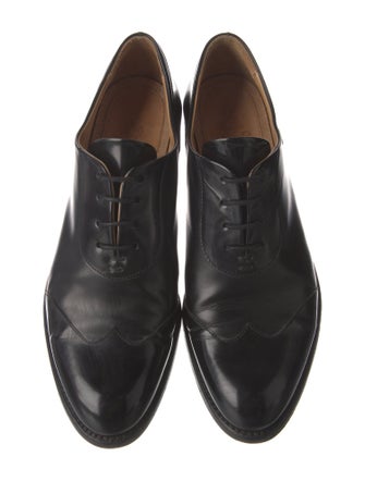 The Office of Angela Scott Leather Oxfords