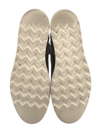 The Office of Angela Scott Suede Colorblock Pattern Lace-Up Boots