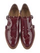 The Office of Angela Scott Patent Leather Lasercut Accents Monk Straps